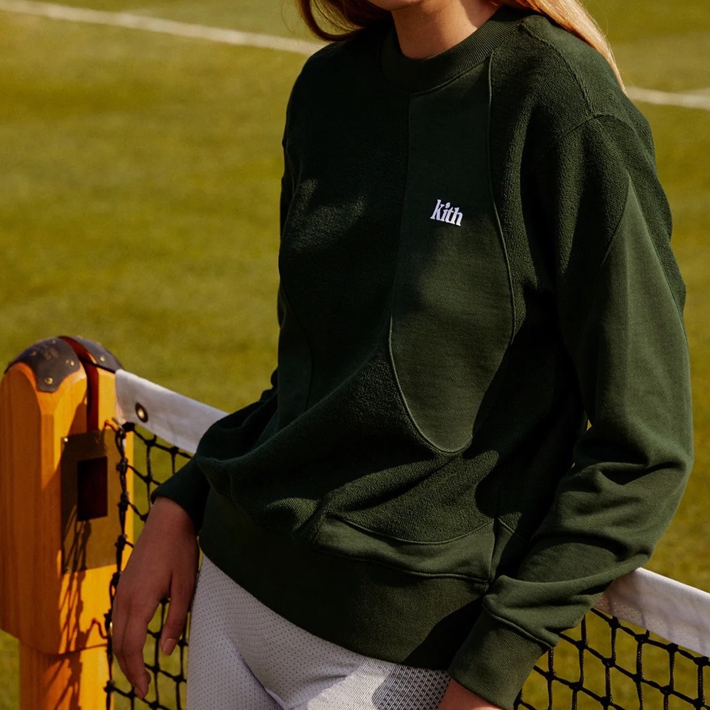 Kith x Wilson dark green sweatshirt